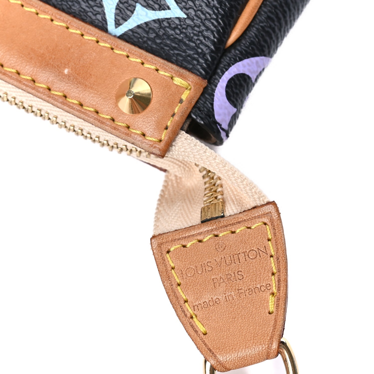 Louis Vuitton Monogram Multicolor Pochette Accessories  Black 5 of 7