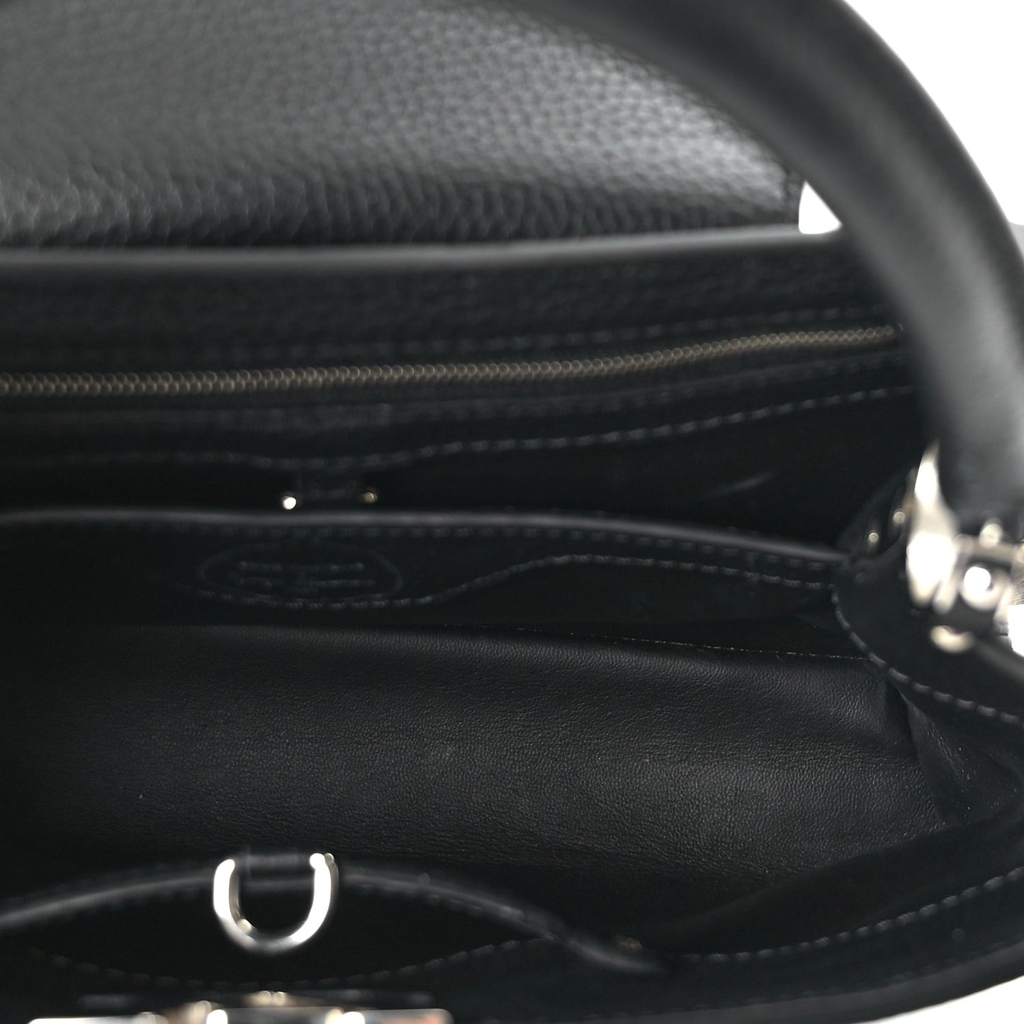 LV X YK Taurillon Capucines MM Black