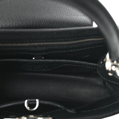 Louis Vuitton LV X YK Taurillon Capucines MM Black 4 of 8