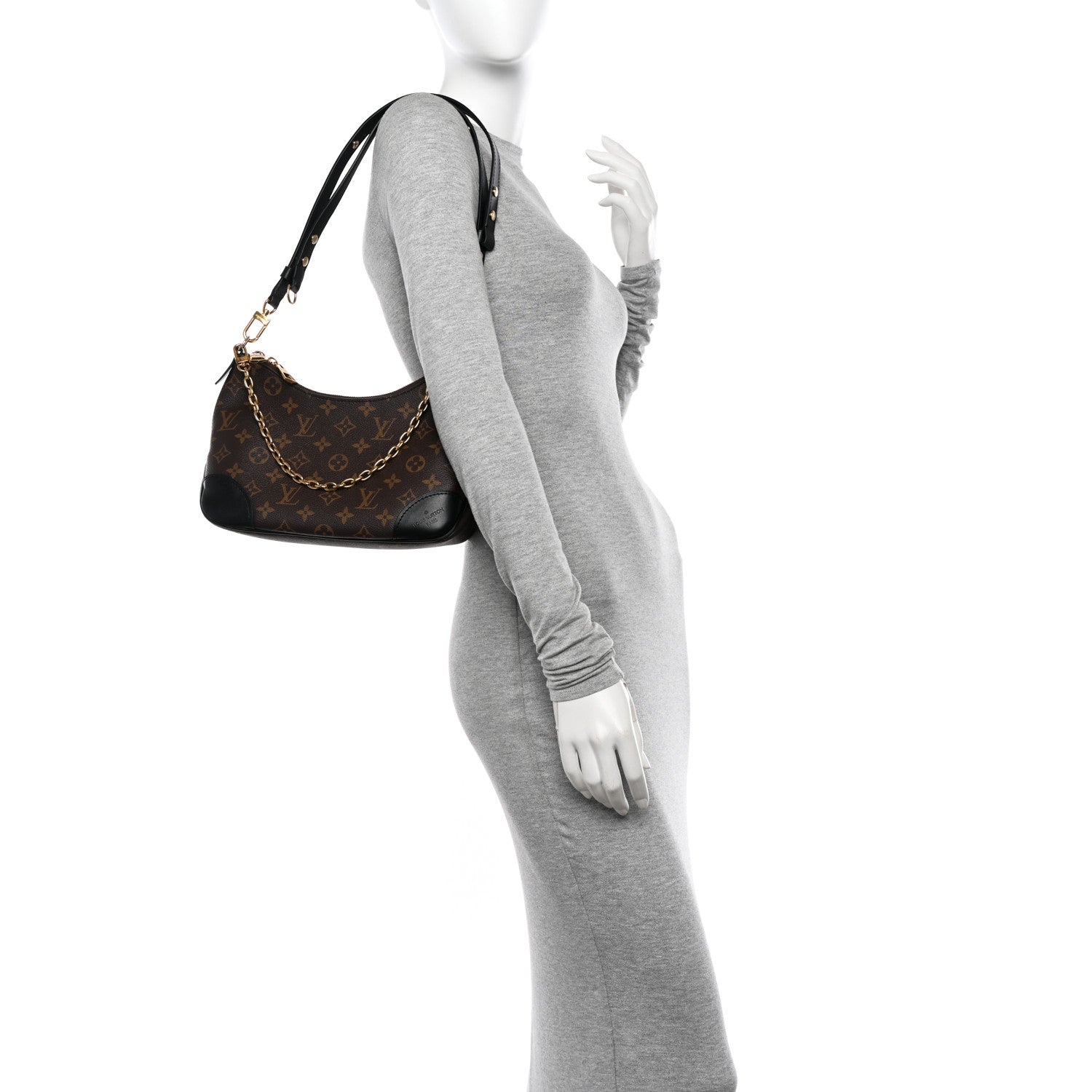 Louis Vuitton Monogram Boulogne NM Black 2 of 10