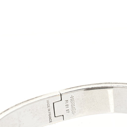 Hermes Matte Enamel Narrow Clic Clac HH Bracelet T6  Black 3 of 3