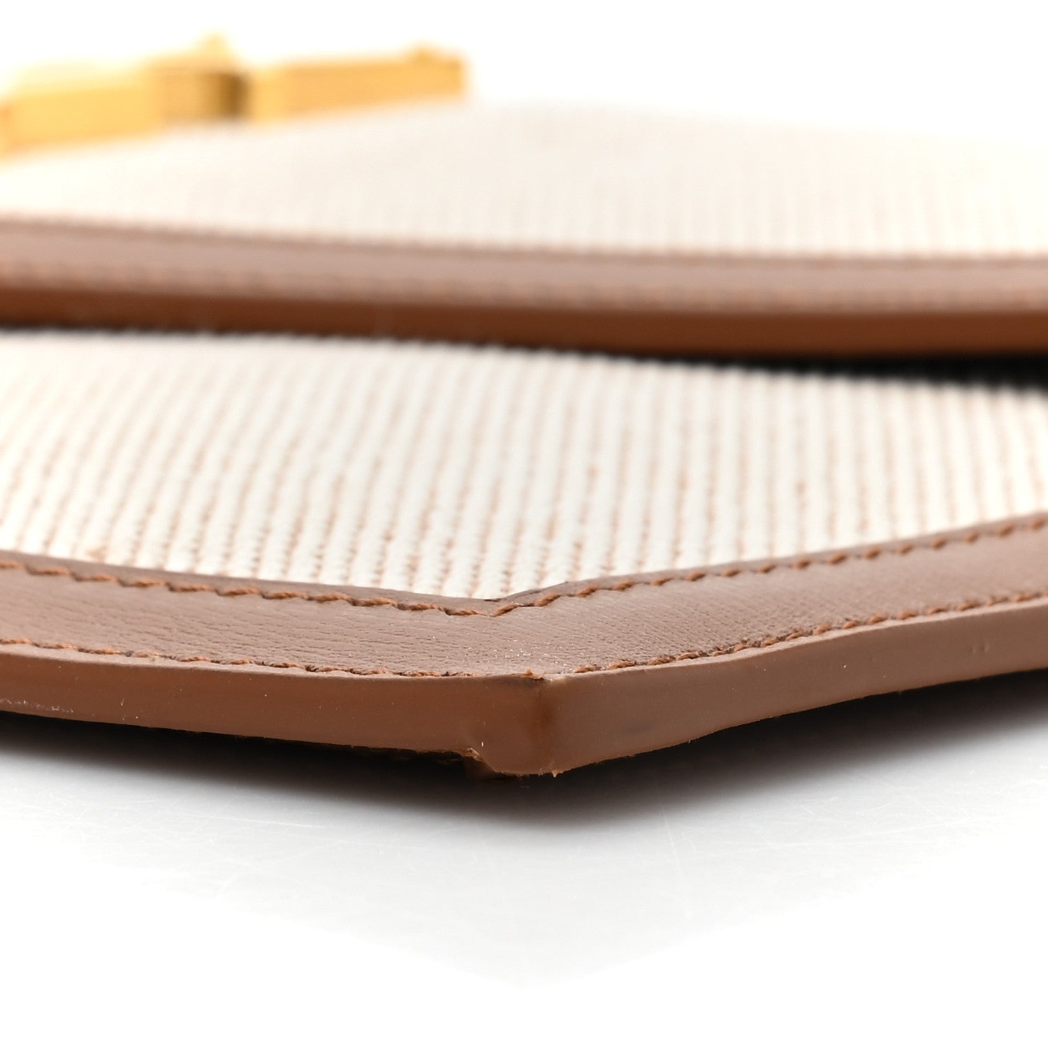 Saint Laurent Canvas Uptown Pouch Natural Beige Brick 8 of 11