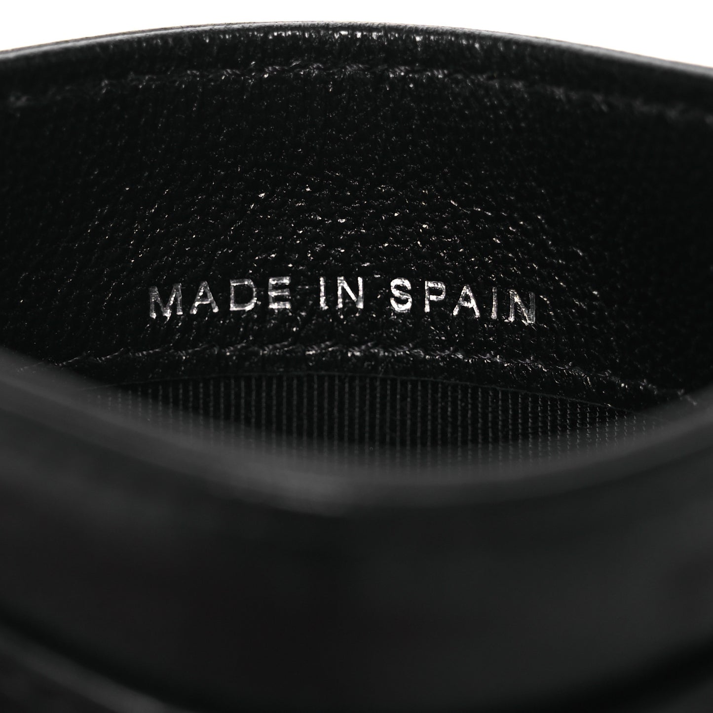 Lambskin Quilted Card Holder So Black