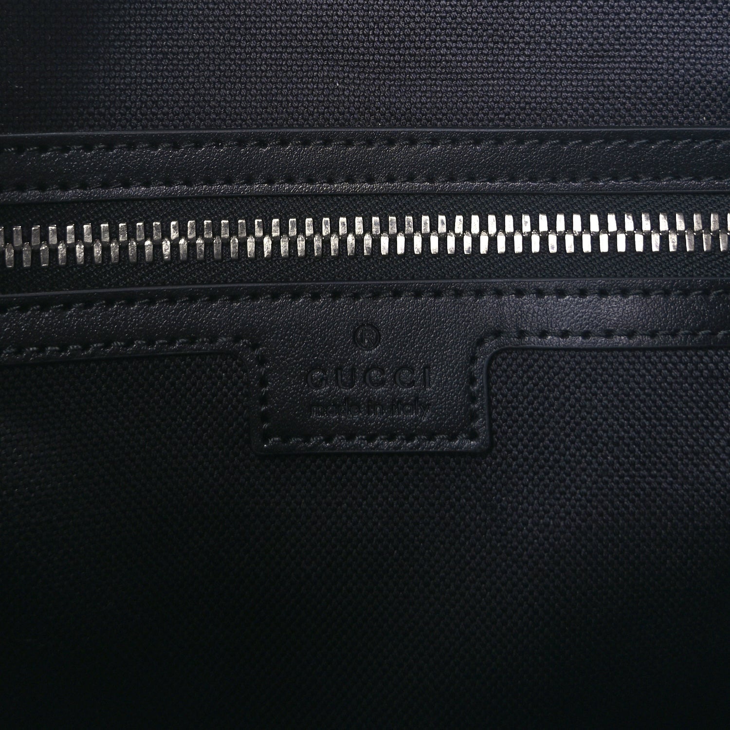 Gucci GG Supreme Monogram Appia Calfskin Web Large Messenger Bag Black Grey 10 of 16
