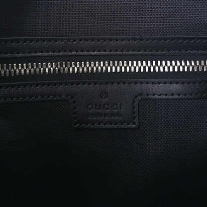 Gucci GG Supreme Monogram Appia Calfskin Web Large Messenger Bag Black Grey 10 of 16