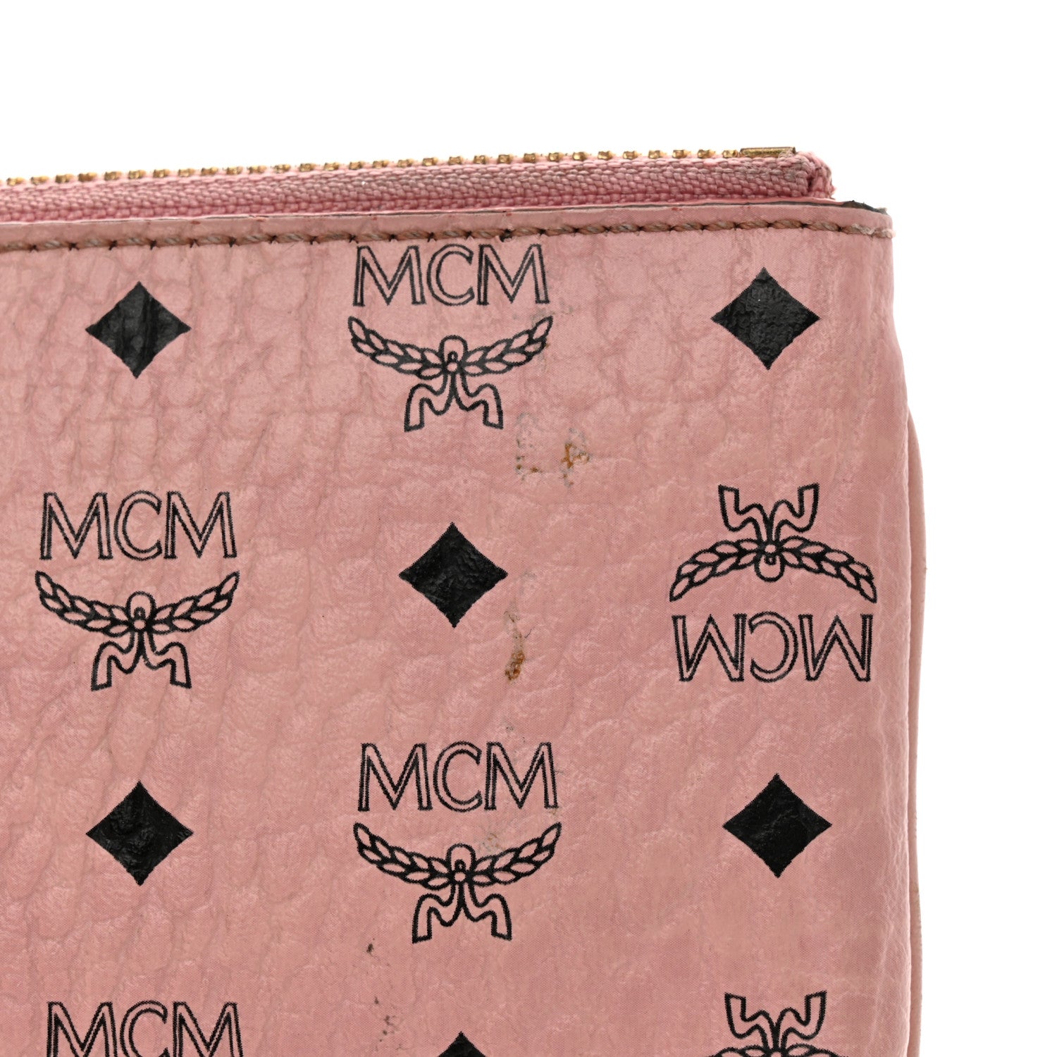 MCM Visetos Medium Crossbody Pouch Light Pink 16 of 19