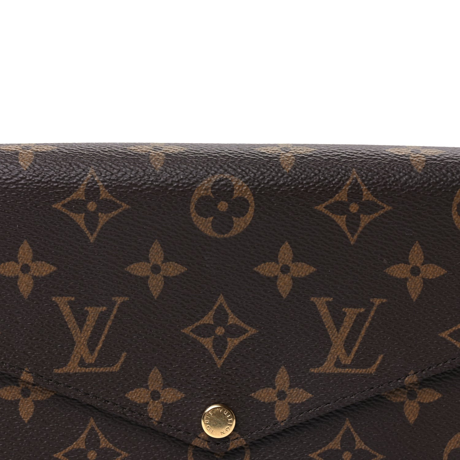Louis Vuitton Monogram Pochette Felicie Chain Wallet Fuchsia 5 of 9