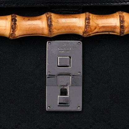 Gucci Monogram Bamboo Bullet Bag Black 8 of 16