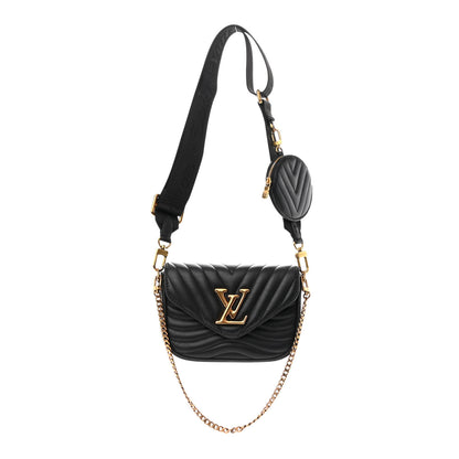 Louis Vuitton Calfskin New Wave Multi Pochette Black 1 of 15