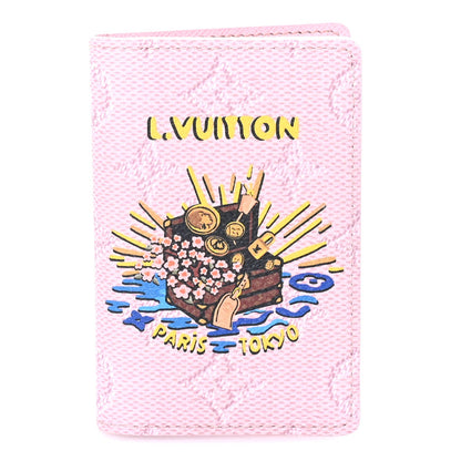 Louis Vuitton Monogram Paris Tokyo Pocket Organizer NM Pink 1 of 6