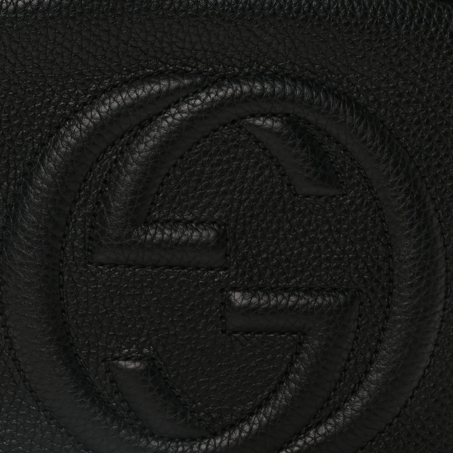 Gucci Pebbled Calfskin Small Soho Disco Bag Black 6 of 8