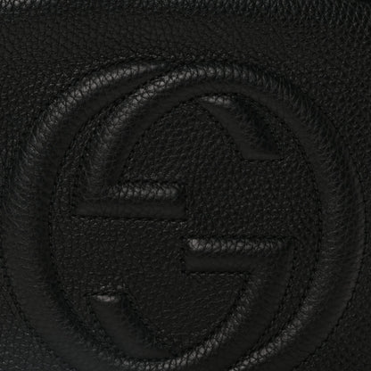 Gucci Pebbled Calfskin Small Soho Disco Bag Black 6 of 8