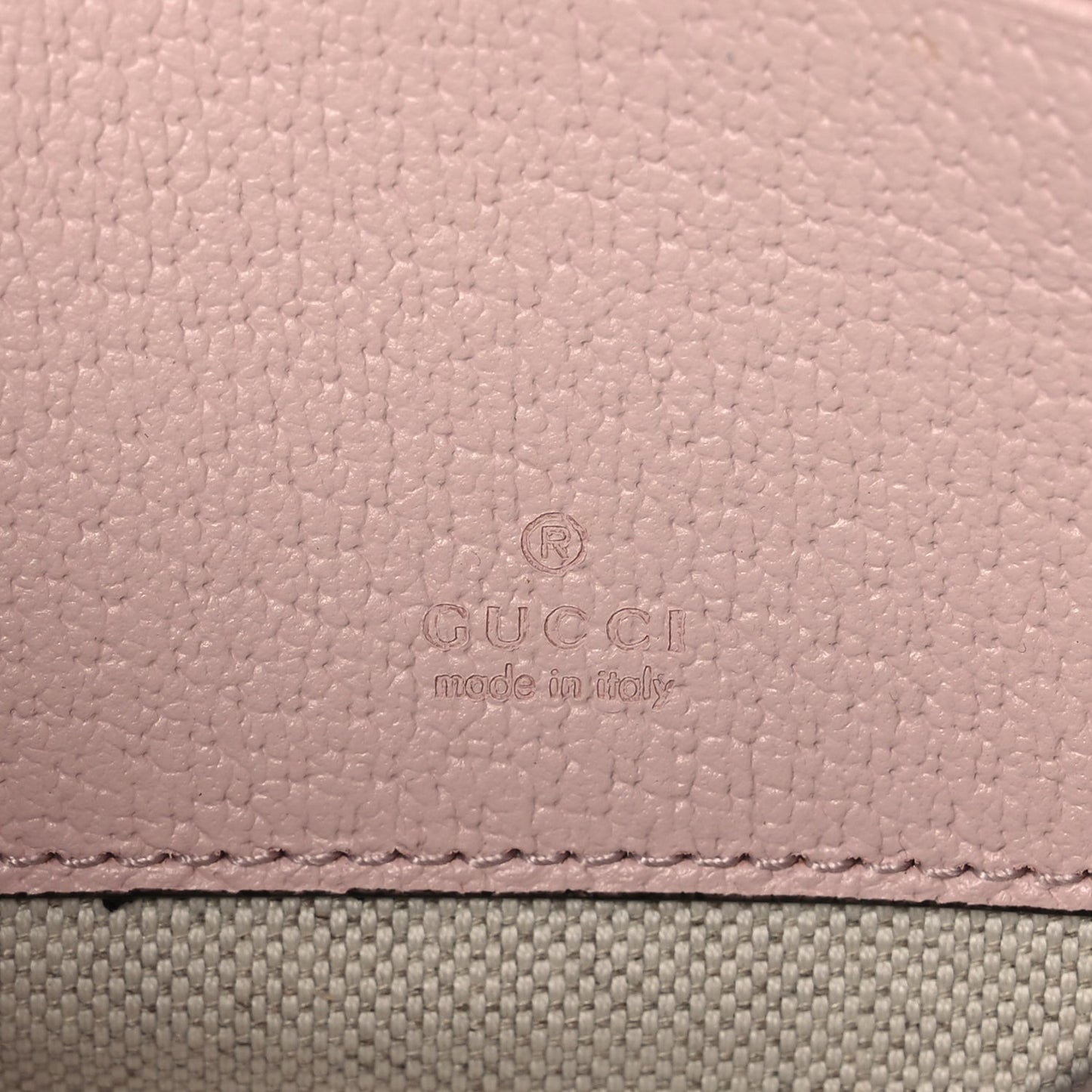 Monogram Jumbo GG Textured Dollar Calfskin Mini Padlock Top Handle Shoulder Bag Beige Perfect Pink