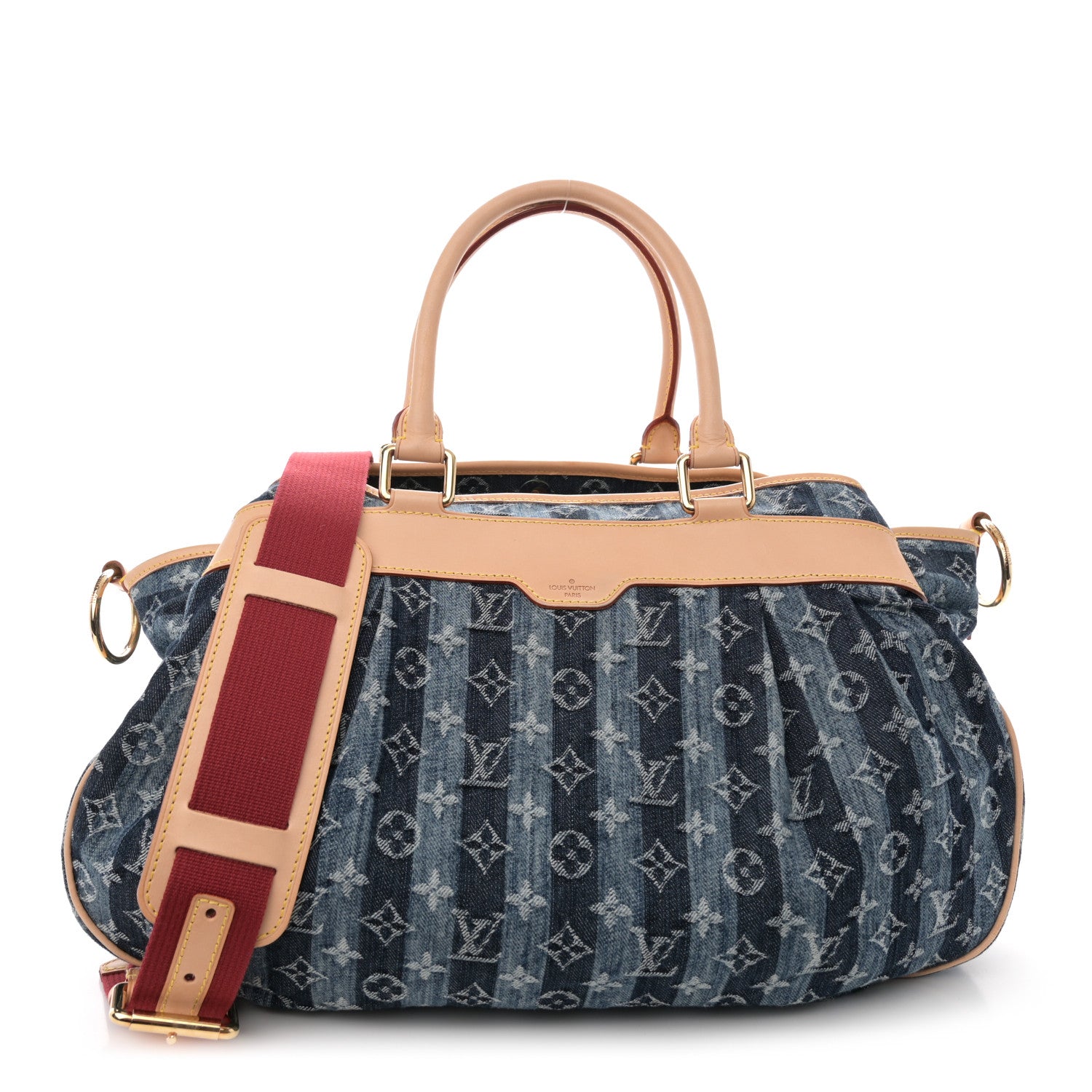 Louis Vuitton Denim Raye Cabas GM 1 of 14