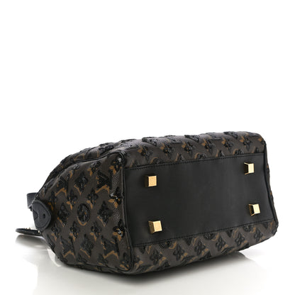 Louis Vuitton Monogram Sequins Eclipse Speedy 28 Black 4 of 11