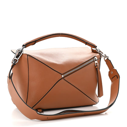 Loewe Calfskin Medium Puzzle Bag Tan 3 of 8
