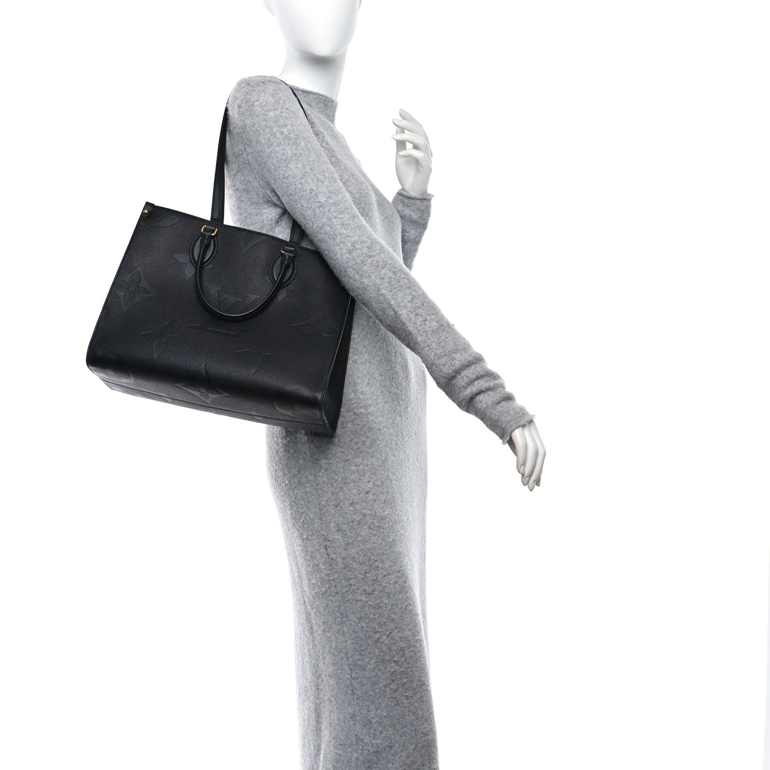 Louis Vuitton Empreinte Monogram Giant Onthego MM Black 2 of 10