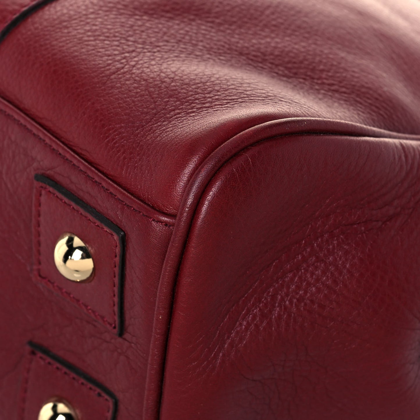 Natural Leather Bayswater Poppy Red