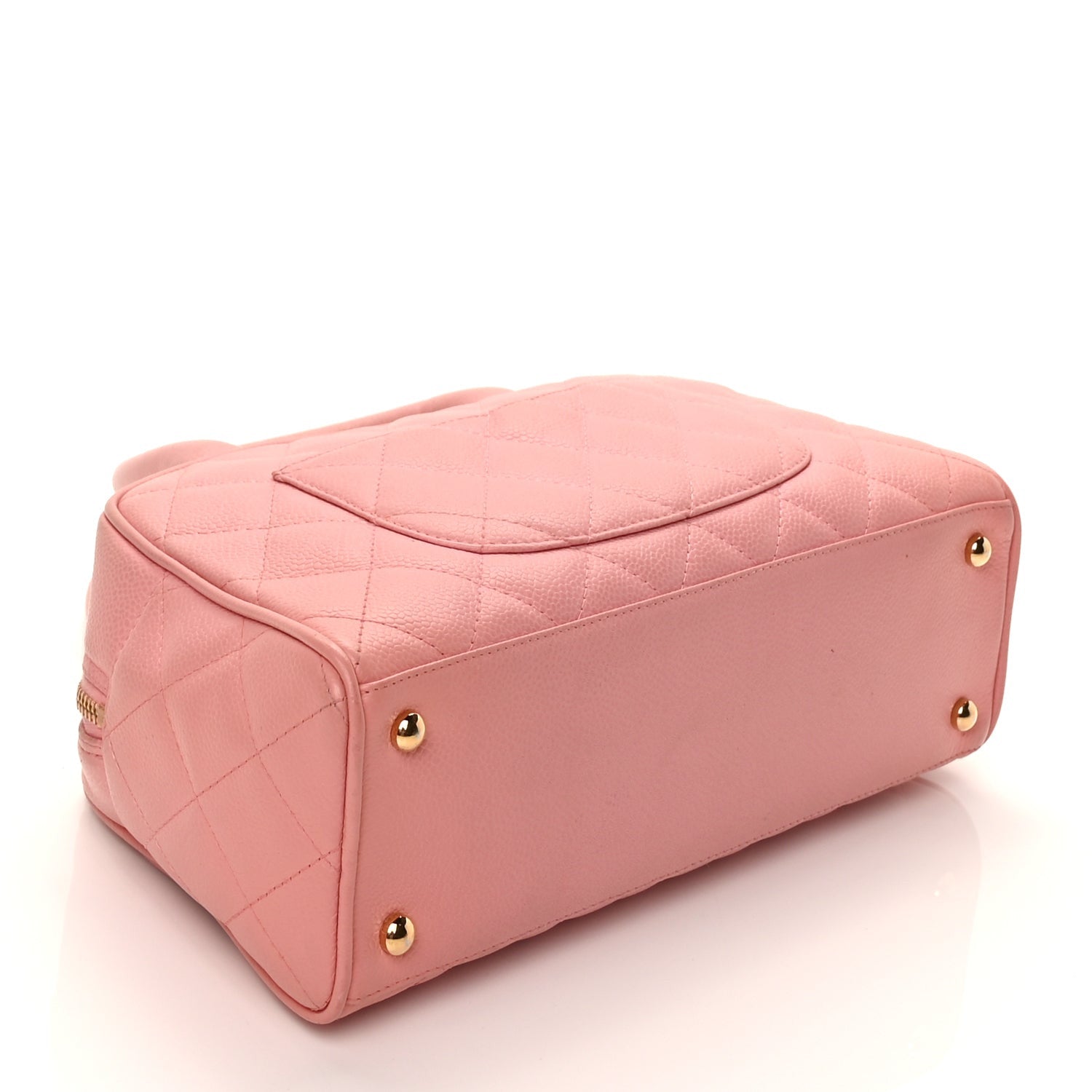 Chanel Caviar Quilted Small Bowler Pink 4 of 9