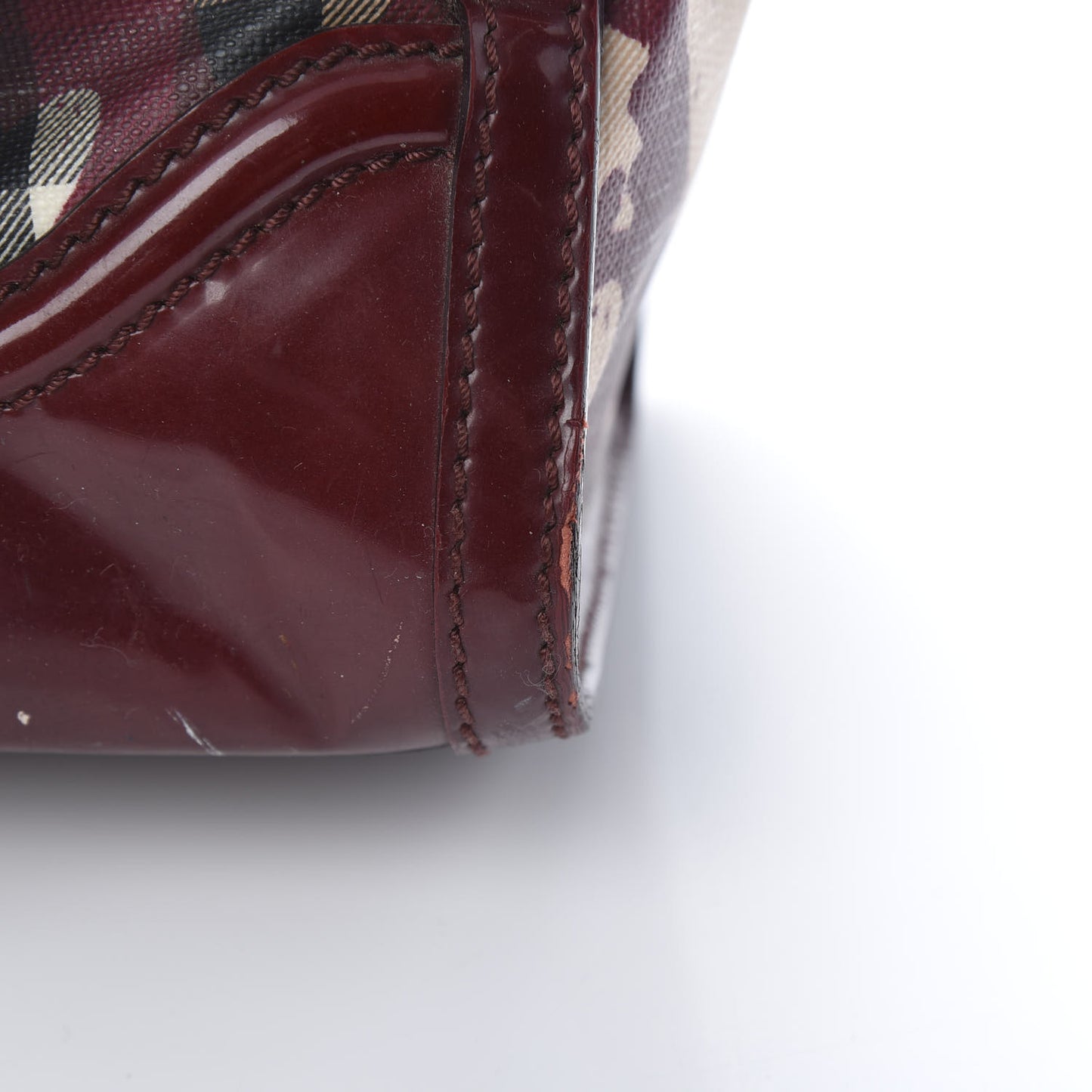 Nova Check Heart Print Pilgrim Satchel Berry