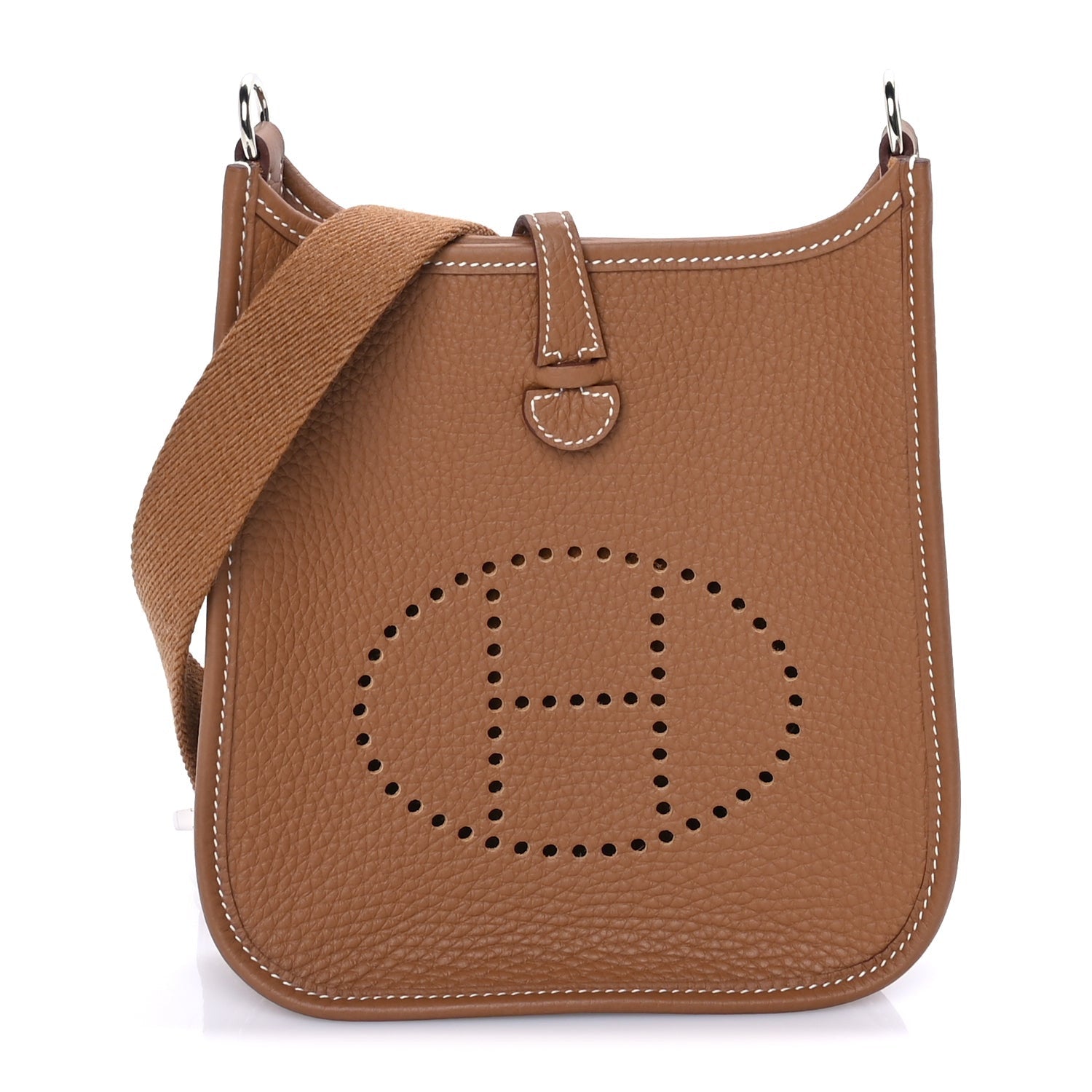 Hermes Taurillon Clemence Evelyne TPM Gold 1 of 7