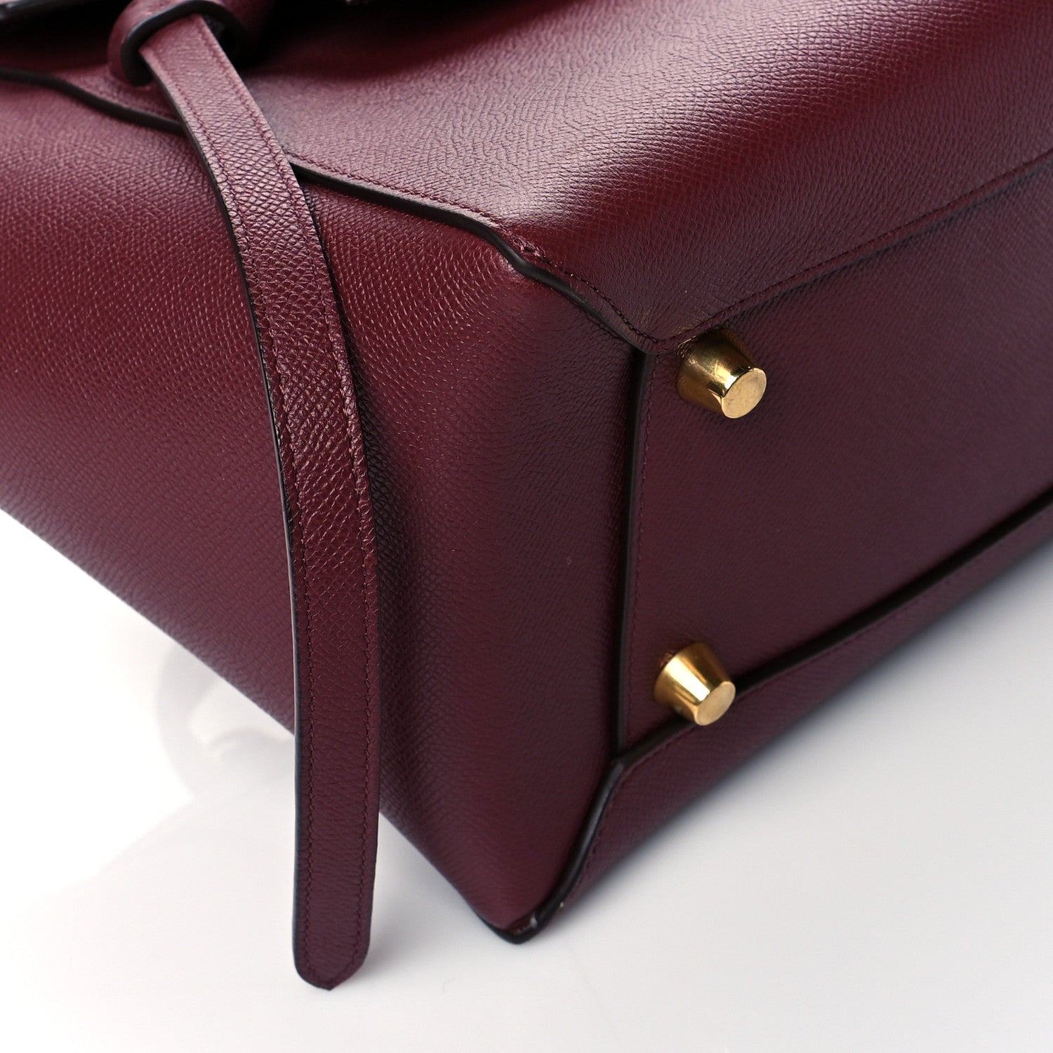 Celine Grained Calfskin Mini Belt Bag Plum 8 of 9