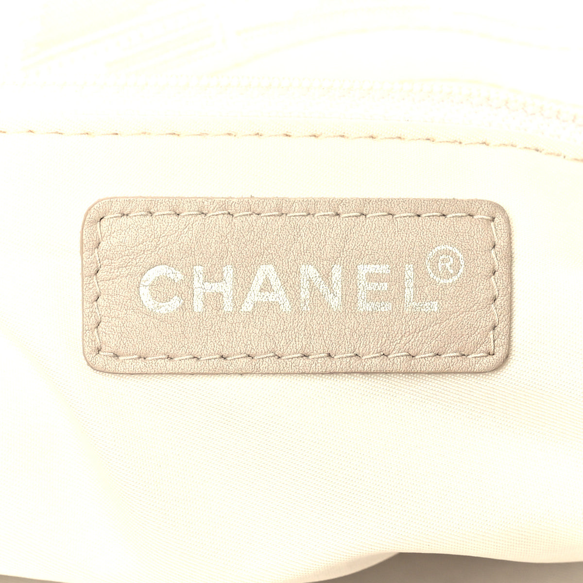 Chanel Nylon Medium Travel Tote Beige 5 of 9