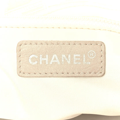 Chanel Nylon Medium Travel Tote Beige 5 of 9