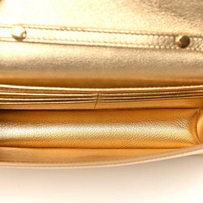 Celine Metallic Triomphe Wallet on Chain 4 of 8