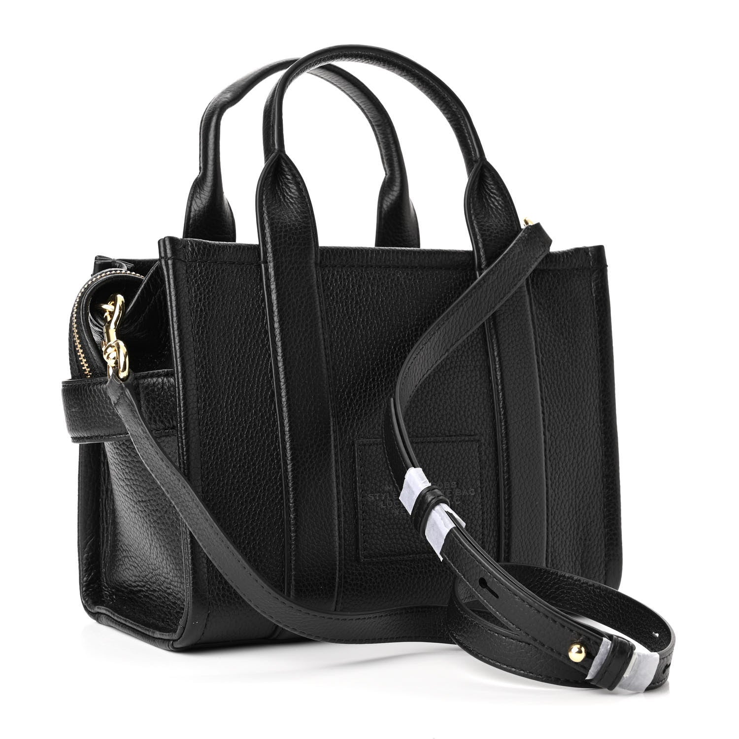 Marc Jacobs Grained Calfskin Small The Tote Bag Black 3 of 10