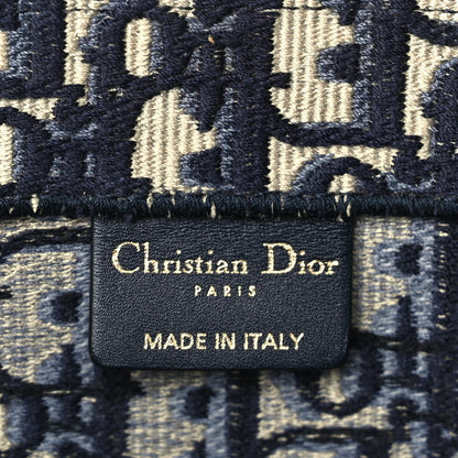 Christian Dior Oblique Large Book Tote Blue Multicolor 5 of 8