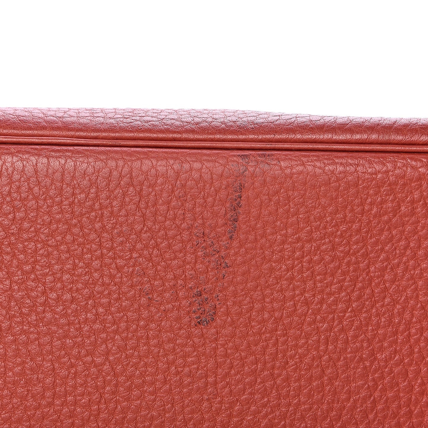 Taurillon Clemence Birkin 35 Rouge Venetian