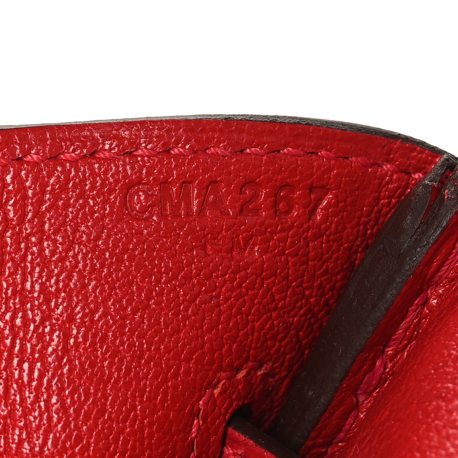 Hermes Taurillon Clemence Birkin 30 Rouge Casaque 7 of 10