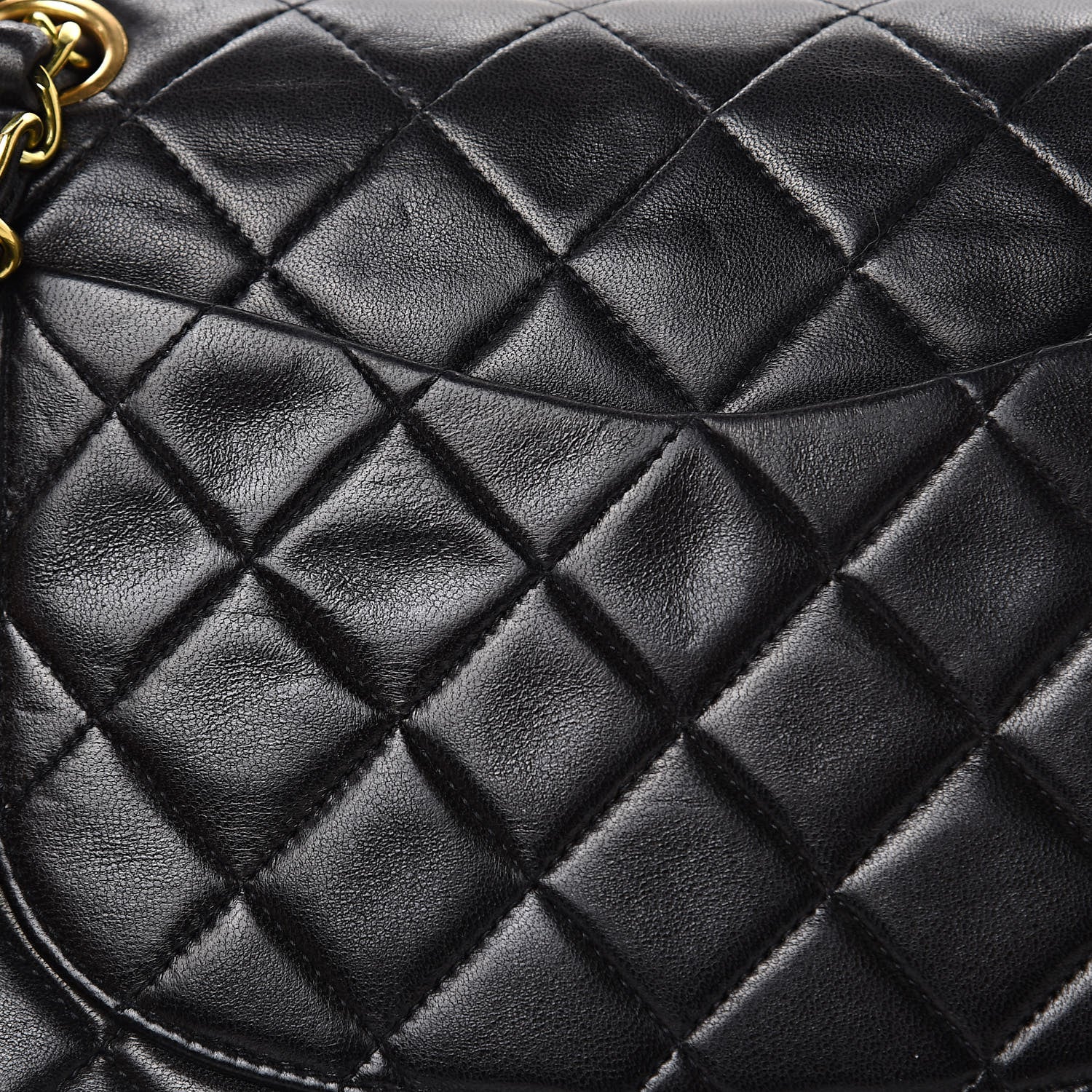 Chanel Lambskin Quilted Small Double Flap Black 16 of 17