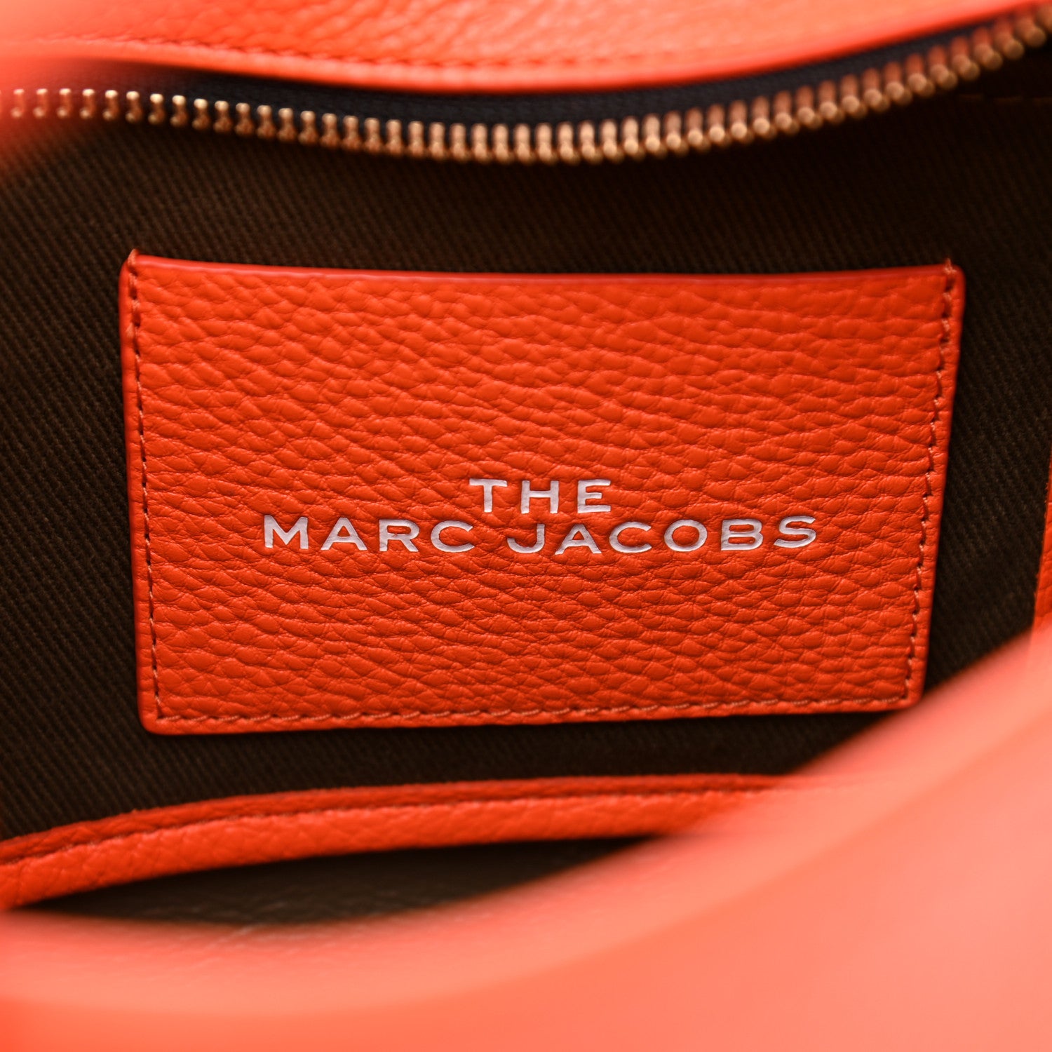 Marc Jacobs Grained Calfskin Small The Tote Bag Dragon Fire 9 of 11