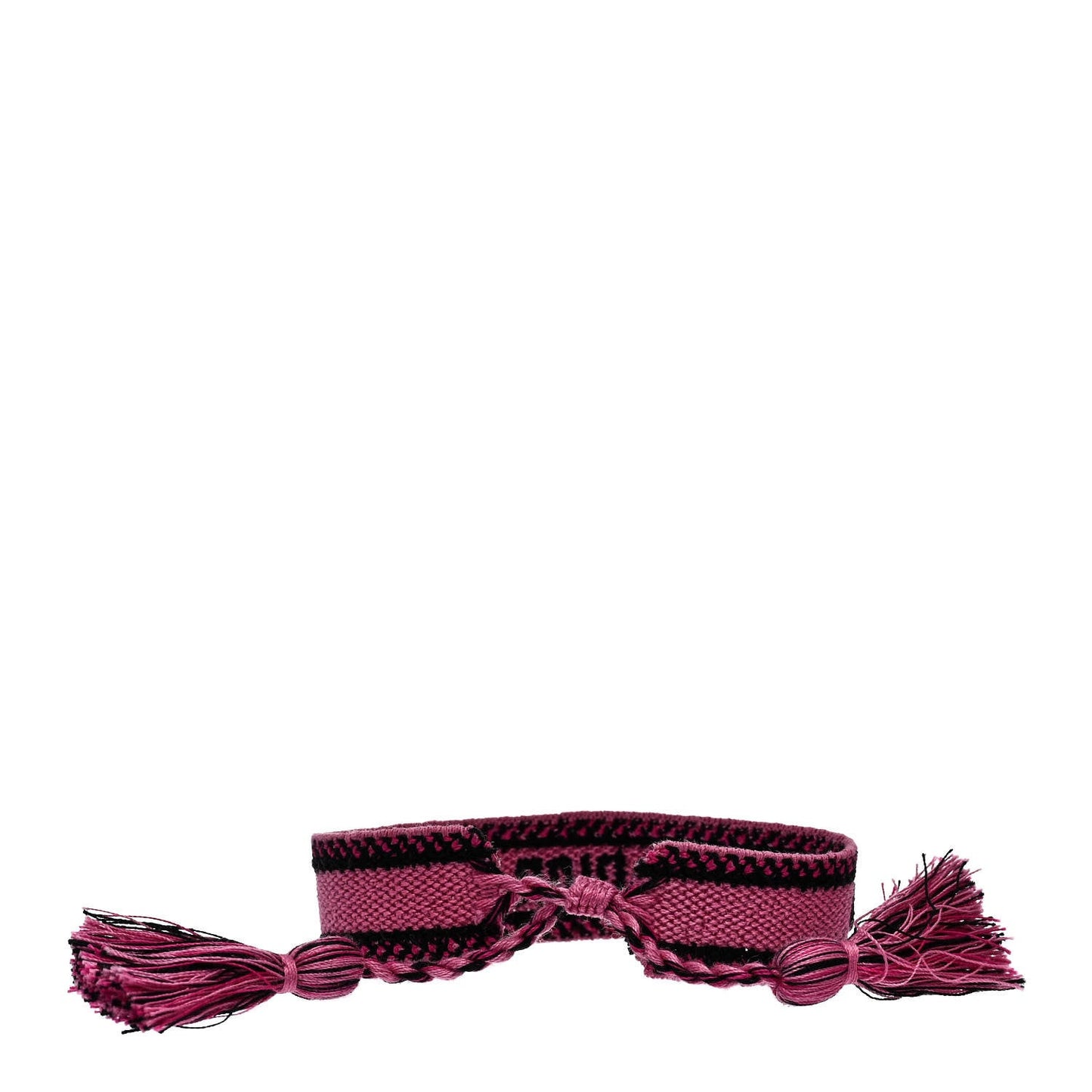 Woven Cotton J'Adior Friendship Bracelet Pink Multicolor