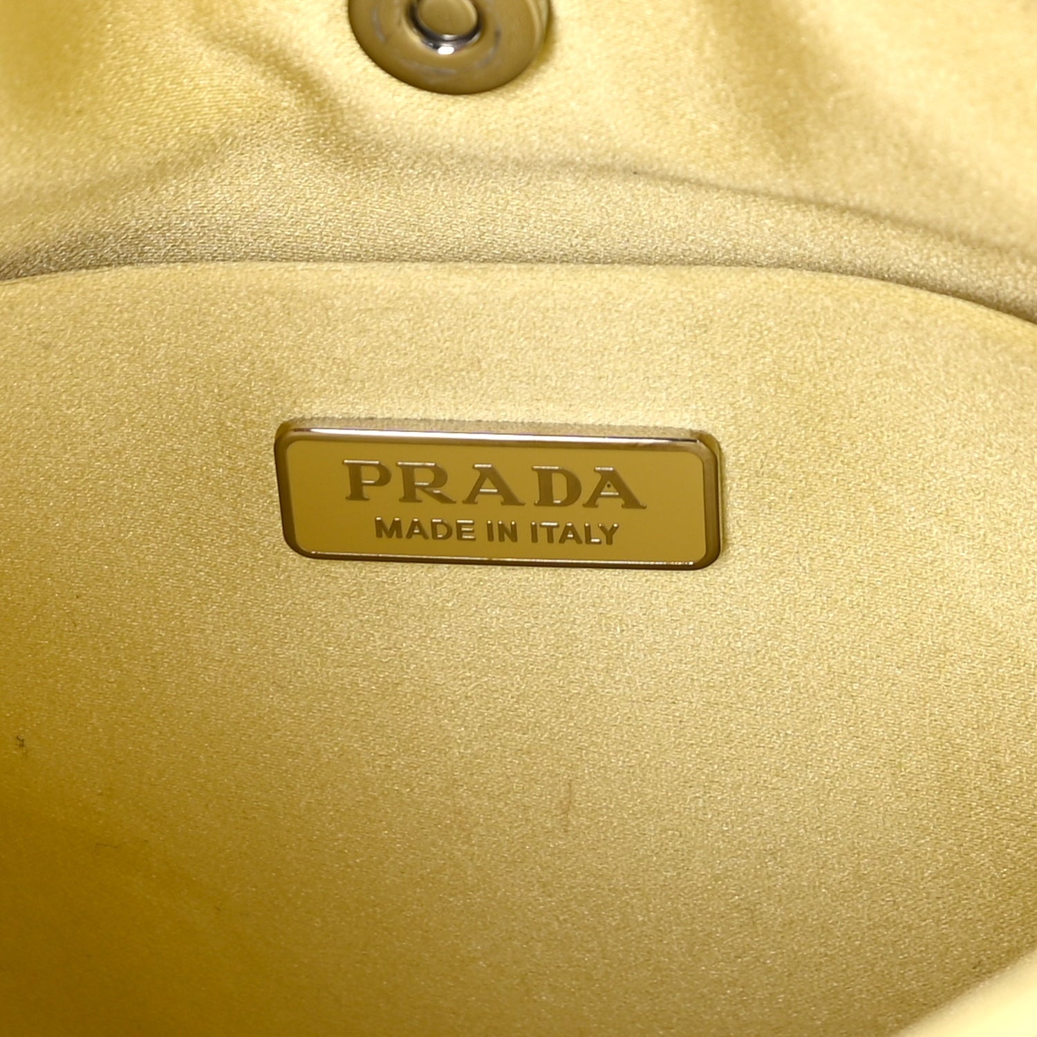 Prada Satin Crystal Cleo Adjustable Strap Shoulder Bag Ananas 5 of 7