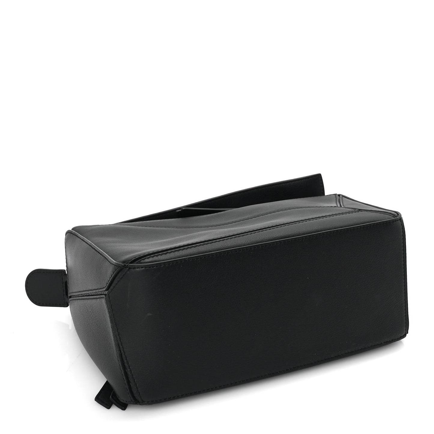 Calfskin Small Puzzle Bag  Black