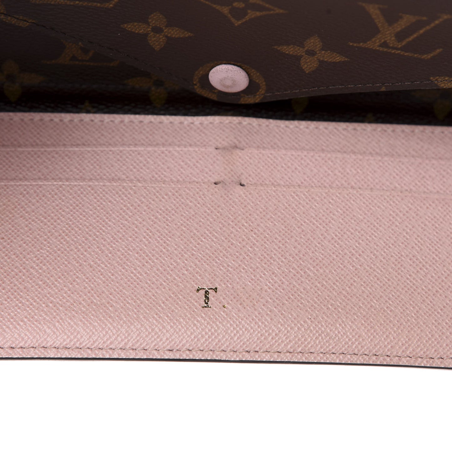 Monogram Josephine Wallet Rose Ballerine