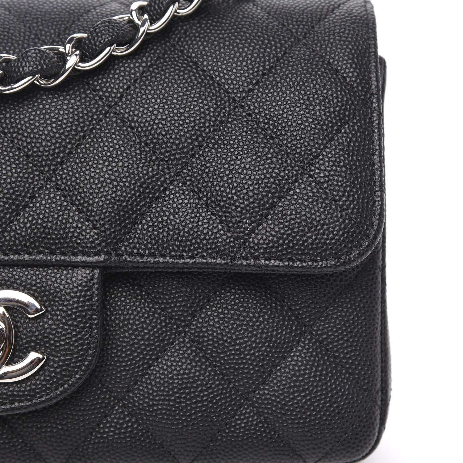 Chanel Caviar Quilted Mini Rectangular Flap Black 11 of 11