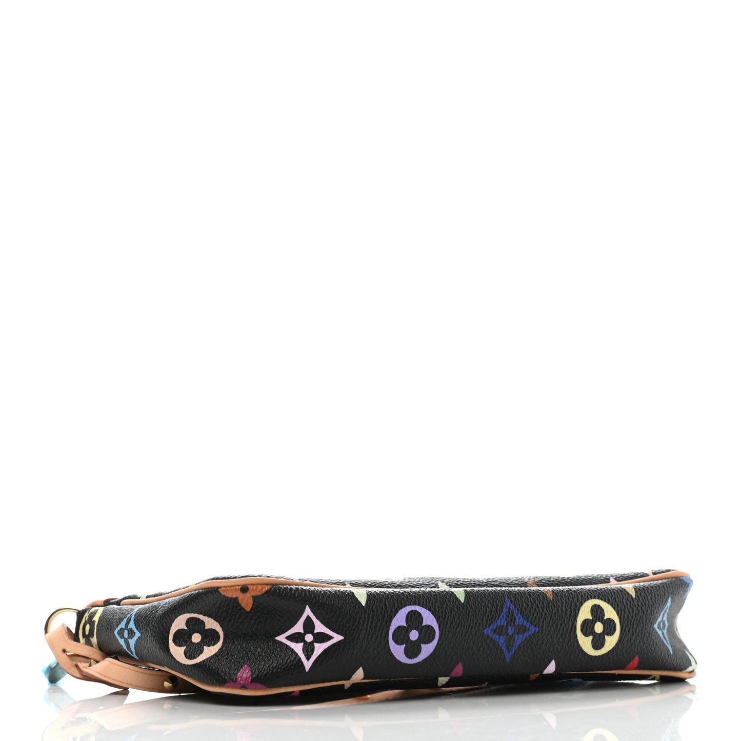 Monogram Multicolor Pochette Accessories Black