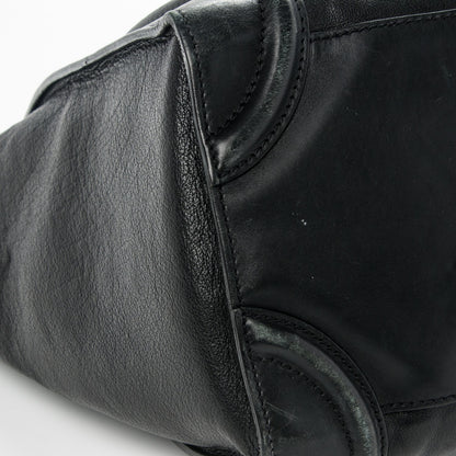 Celine Smooth Calfskin Mini Luggage Black 10 of 11