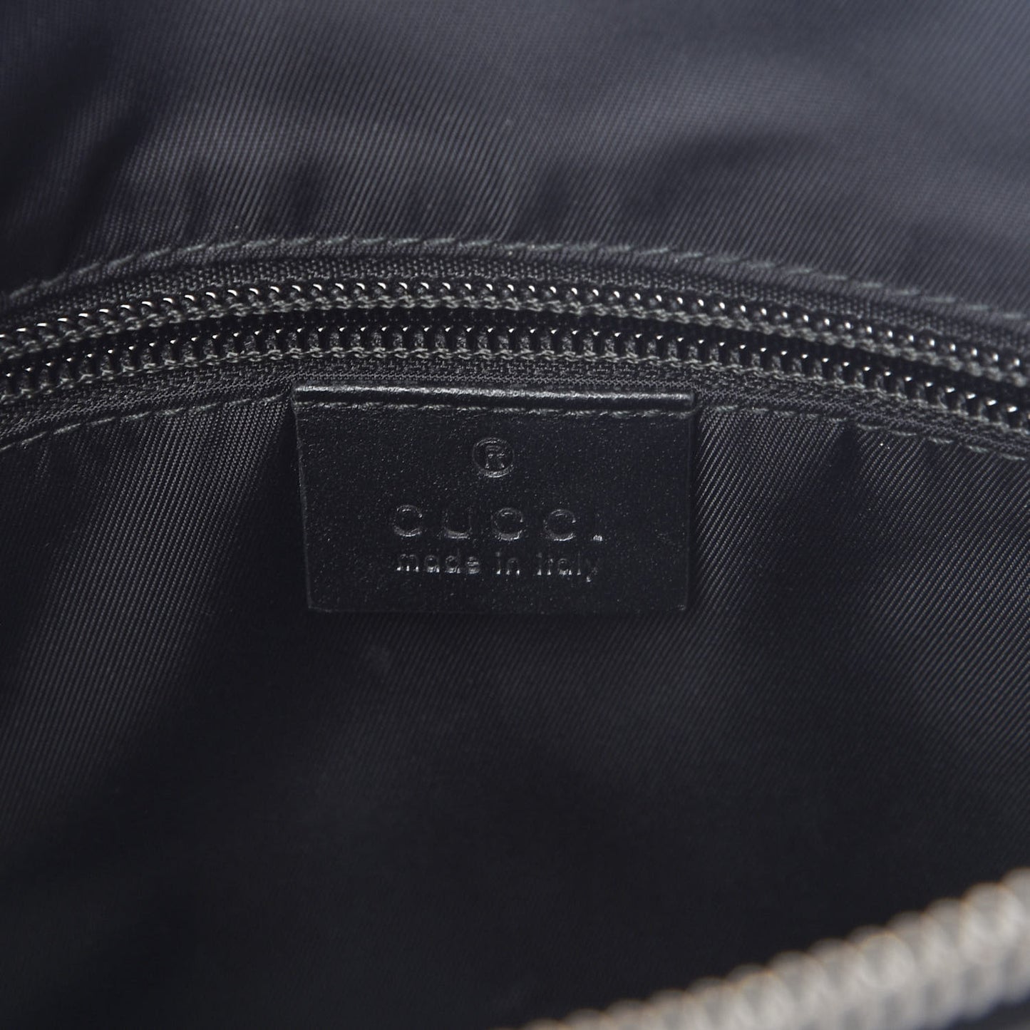 GG Supreme Monogram Web Messenger Bag Black