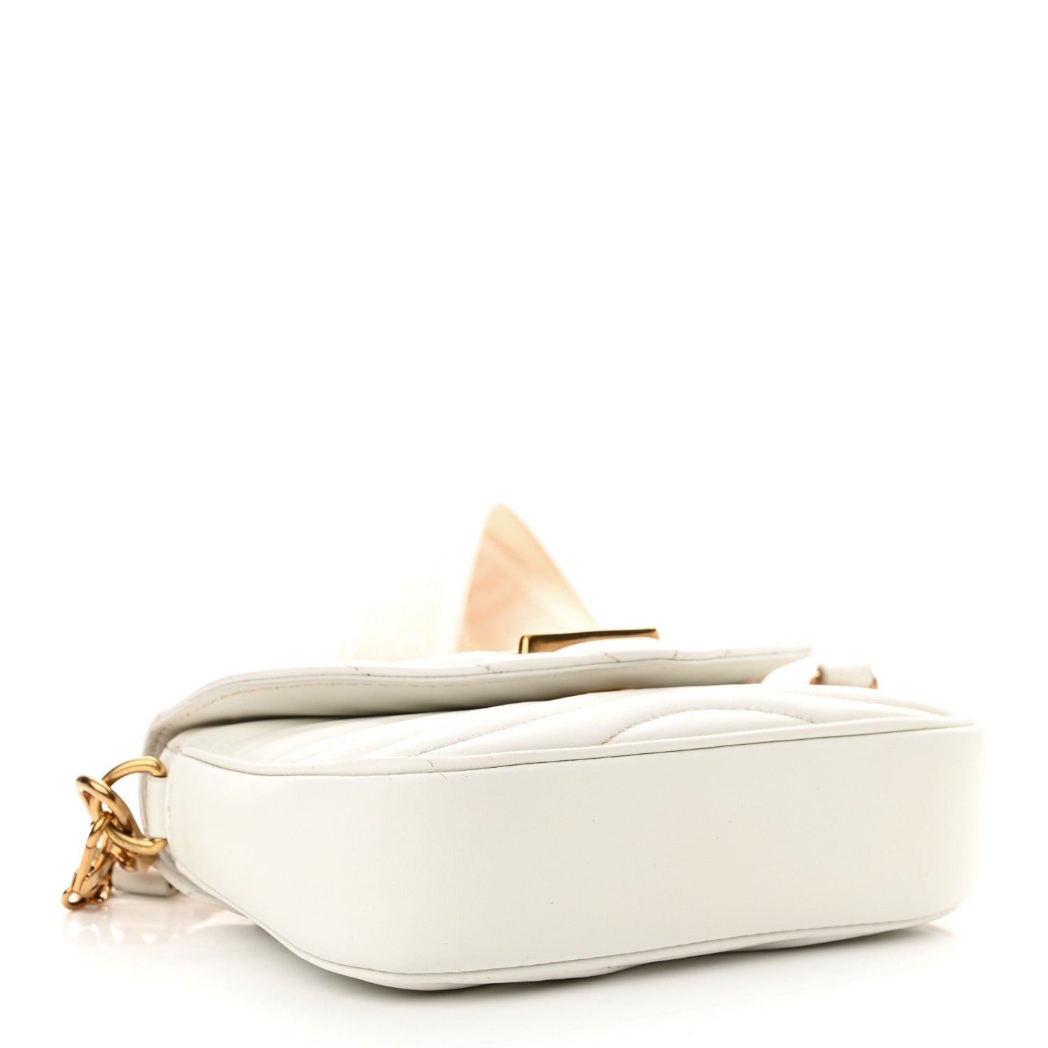 Louis Vuitton Calfskin New Wave Multi Pochette Snow 4 of 15