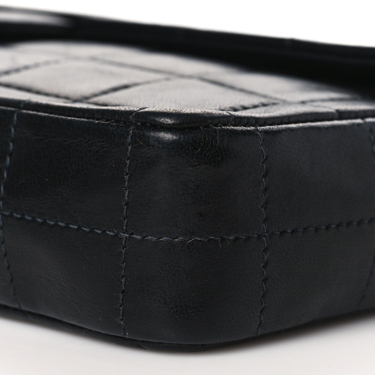 Chanel Lambskin East West Chocolate Bar Flap Black 9 of 9