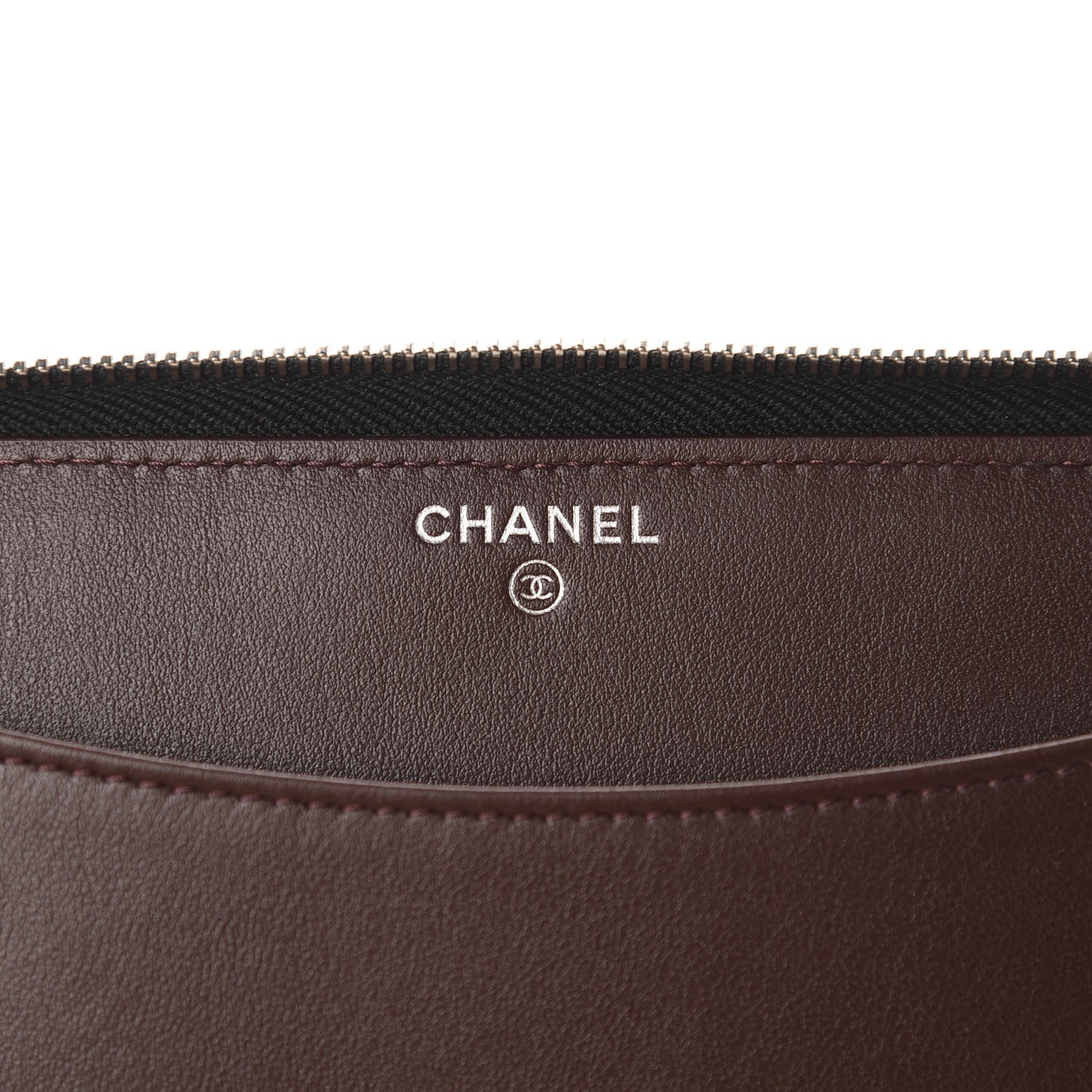 Chanel Caviar Quilted Large Zip Around Organizer Wallet Black 6 of 9