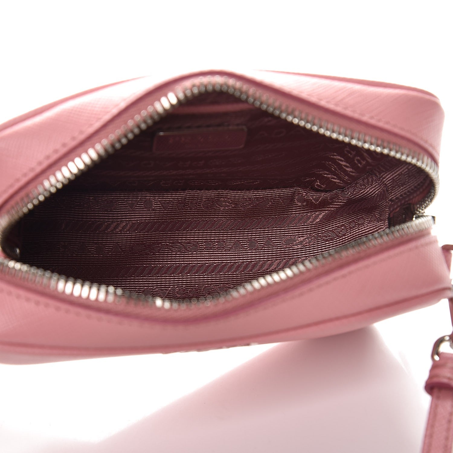 Prada Saffiano Mini Camera Crossbody Petalo 5 of 7