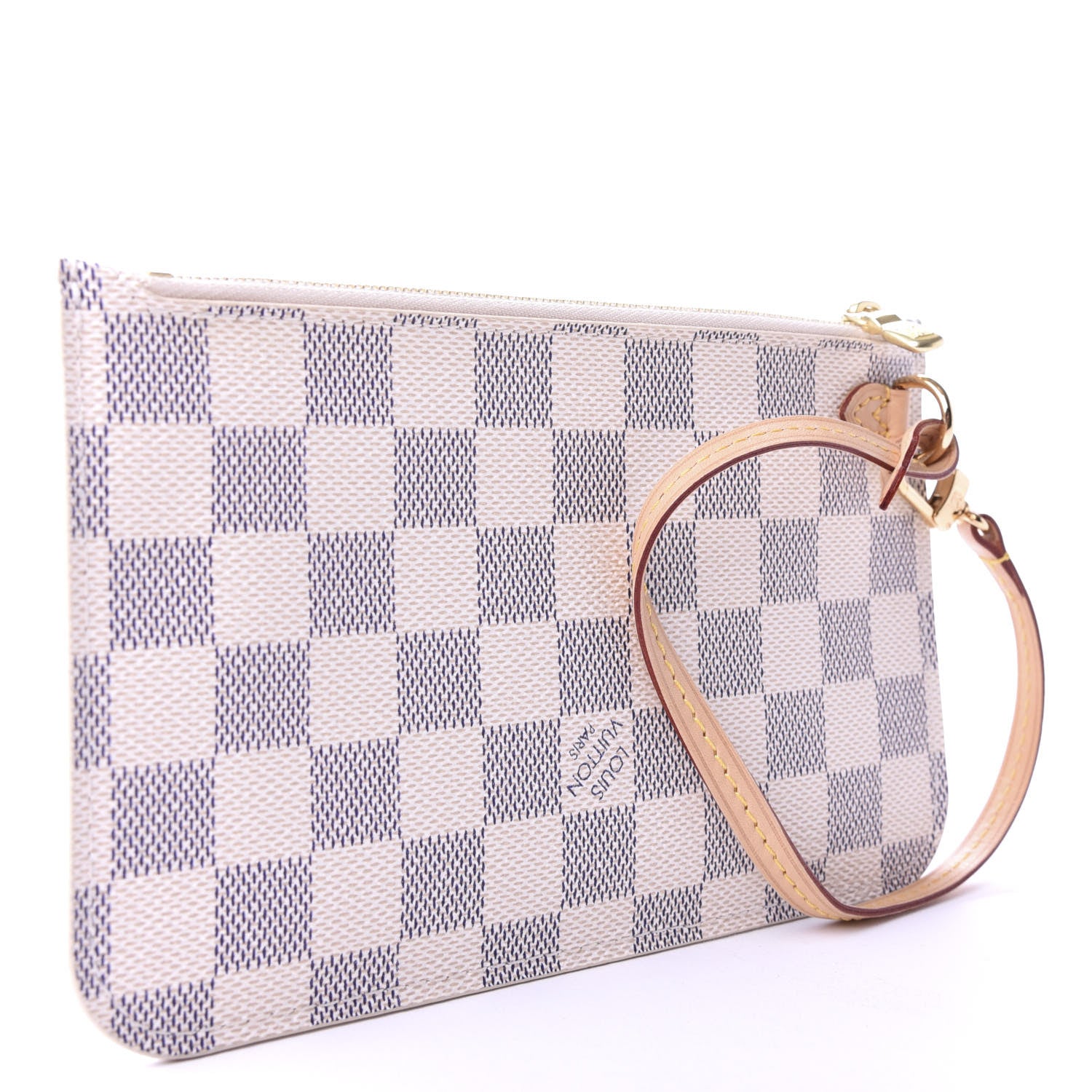 Louis Vuitton Damier Azur Neverfull PM Pochette 3 of 7