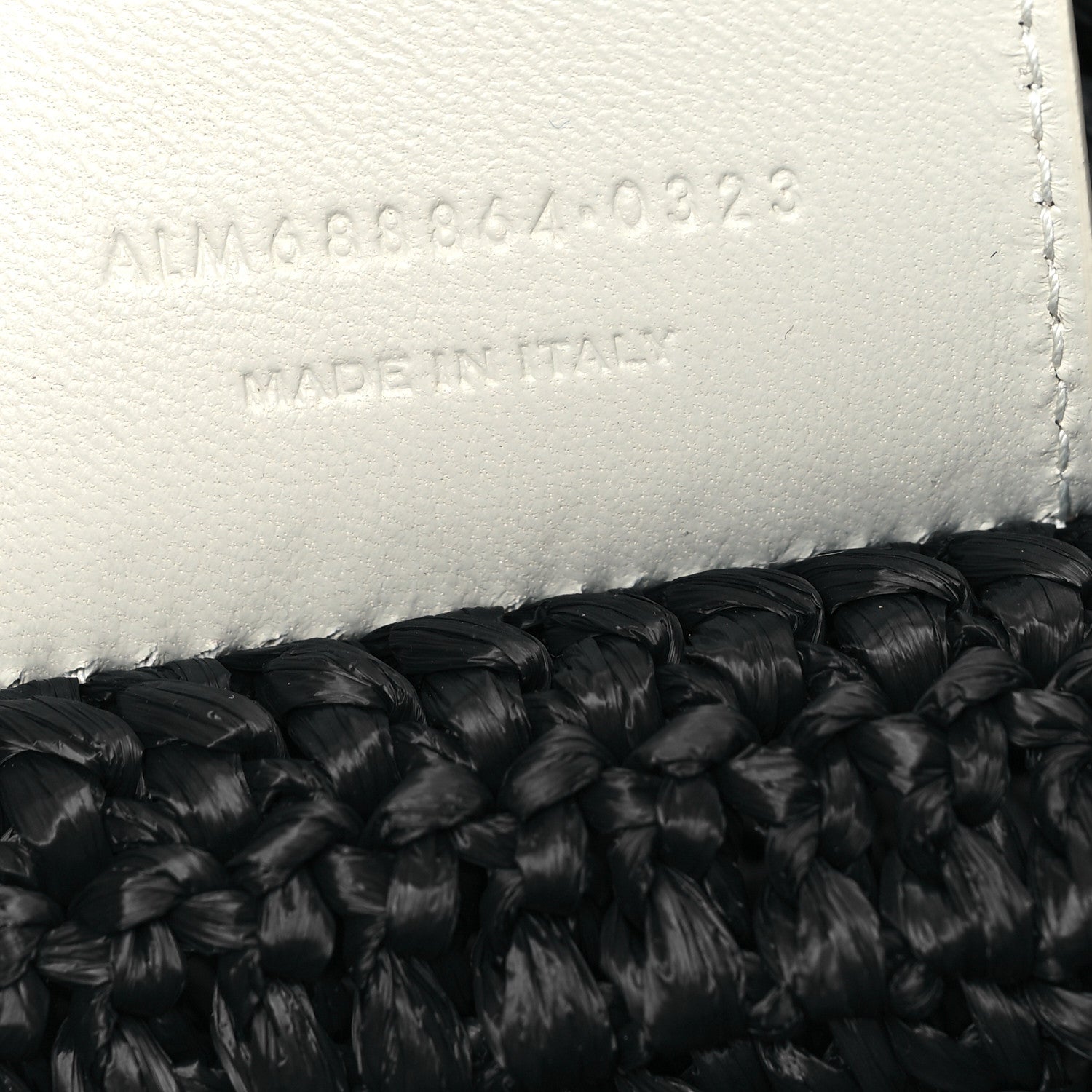 Saint Laurent Raffia Rive Gauche Tote Black 7 of 12