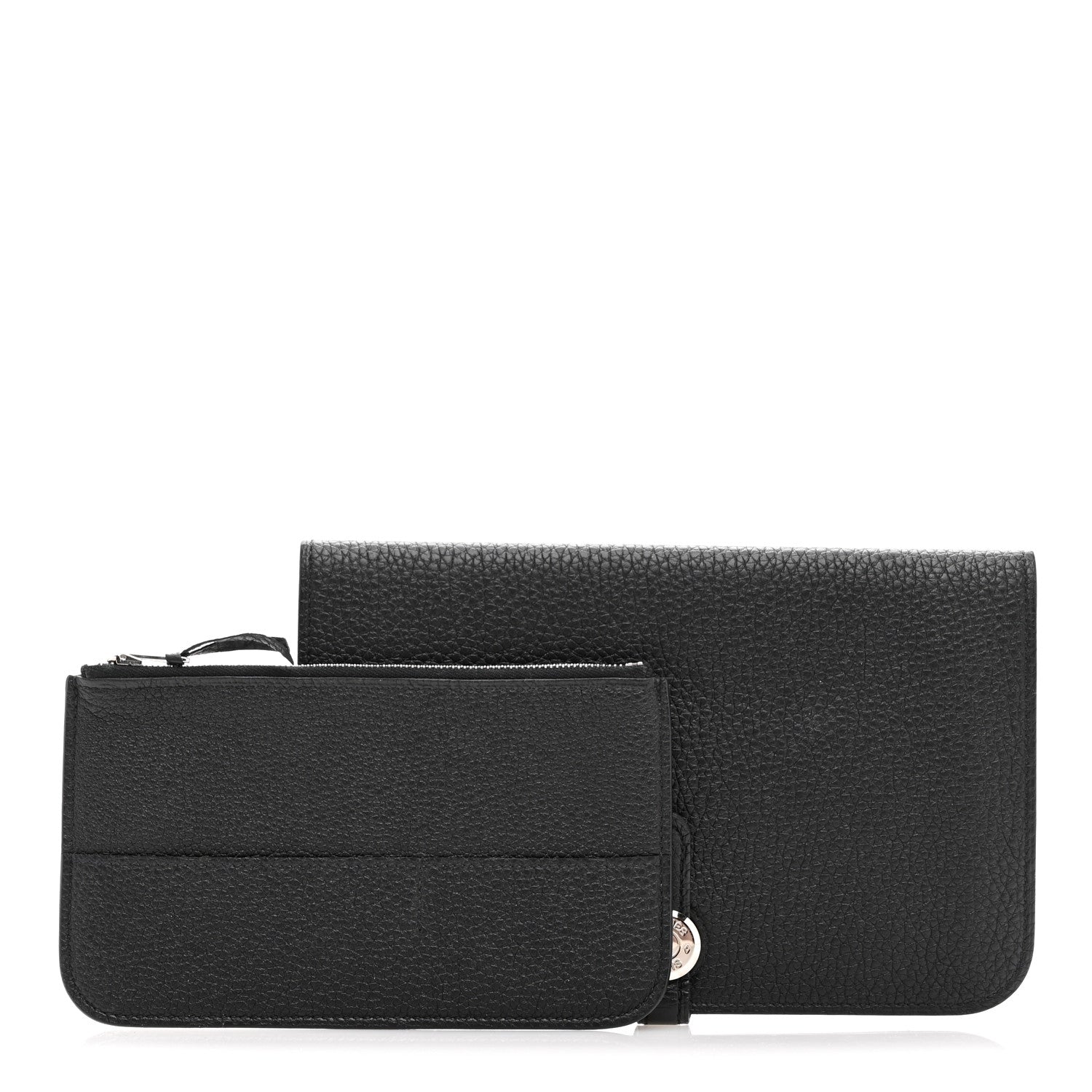 Hermes Togo Dogon Duo Wallet Black 3 of 9